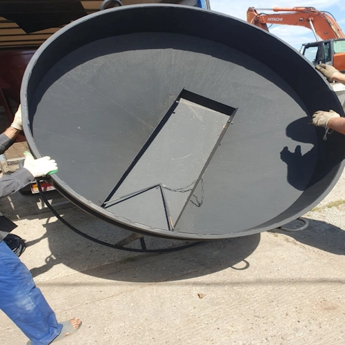 Бадья БН-1,0 для бетона низкая Фото товара бадья БН-1,0 для бетона низкая