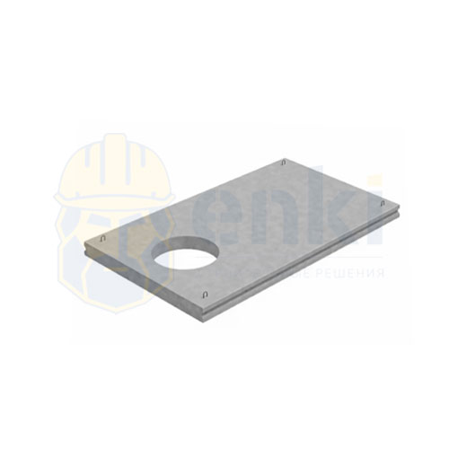 Плита камер и каналов с отверстием ВП 25-12 (отв.) фото Фото товара плита камер и каналов с отверстием вп 25-12 (отв.)