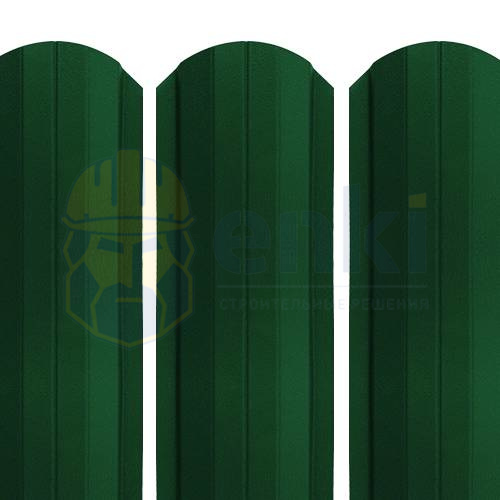 Забор штакетник металлический Рубин 103 мм МАТ Зелёный Мох 6005 Забор штакетник металлический Рубин 103 мм МАТ Зелёный Мох 6005