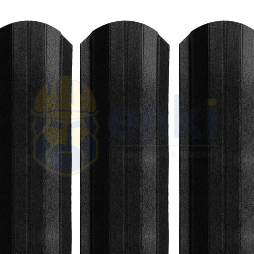 Забор штакетник металлический Рубин 103 мм КВАРЦ Чёрный Янтарь 9005 Забор штакетник металлический Рубин 103 мм КВАРЦ Чёрный Янтарь 9005