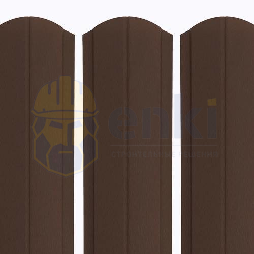 Штакетник металлический Европланка 130 мм ExtraMatt Шоколадно-коричневый 8017 Штакетник металлический Европланка 130 мм ExtraMatt Шоколадно-коричневый 8017