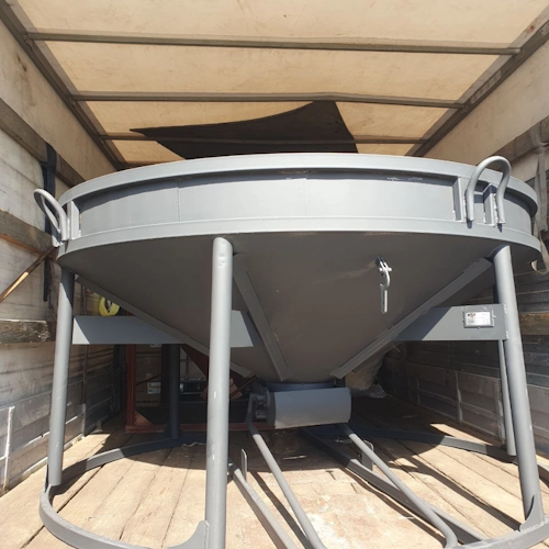 Бадья БН-1,0 для бетона низкая Фото товара бадья БН-1,0 для бетона низкая