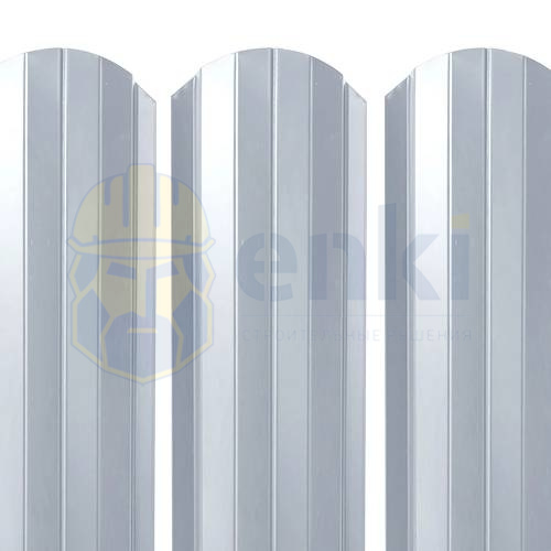 Штакетник металлический Рубин 103 мм Глянец Белый 9003 Штакетник металлический Рубин 103 мм Глянец Белый 9003