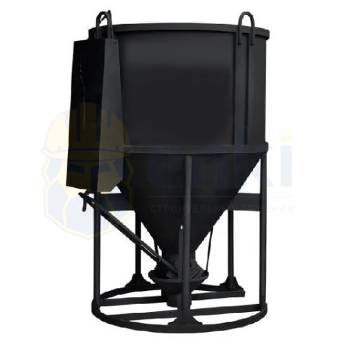 Бадья для бетона БН-2,0 стандарт лоток 1550x1550x2200 Бадья для бетона БН-2,0 стандарт лоток 1550x1550x2200