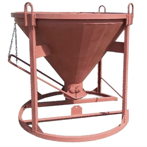 Бадья для бетона БН-0,75 стандарт лоток 1355x1355x1610 Бадья для бетона БН-0,75 стандарт лоток 1355x1355x1610