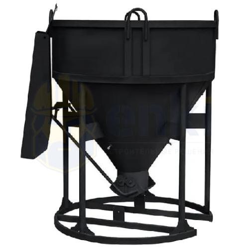 Бадья для бетона БНУ усиленная 1410x1410x1680 Бадья для бетона БНУ усиленная 1410x1410x1680