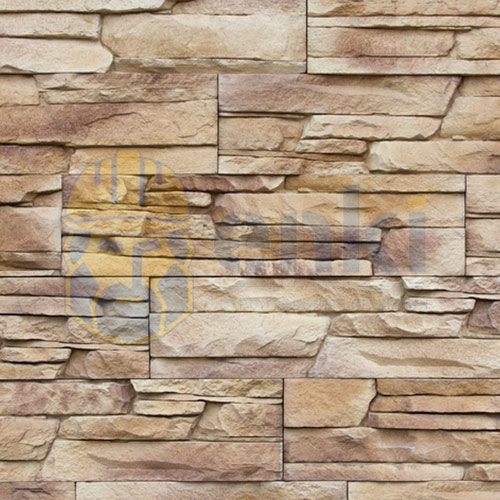 Песчаный пласт 017 декоративный камень Фото товара облицовочный камень Песчаный пласт 017