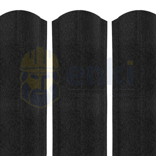 Штакетник металлический Европланка 130 мм КВАРЦ Чёрный Янтарь 9005 Штакетник металлический Европланка 130 мм КВАРЦ Чёрный Янтарь 9005