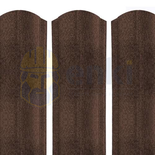 Штакетник металлический Европланка 130 мм КВАРЦ Серо-коричневый 8019 Штакетник металлический Европланка 130 мм КВАРЦ Серо-коричневый 8019