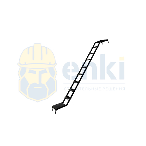 Лестница 1 трап без поручня для хомутовых лесов Фото товара лестница 1 трап без поручня для хомутовых лесов